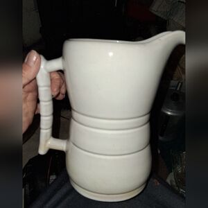 White Frankoma Pitcher